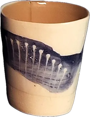 Becher mit Fächer