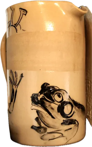 Krug mit Frosch
