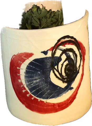 Topf mit Spirale